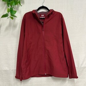 Uniqlo Red Raincoat Men’s